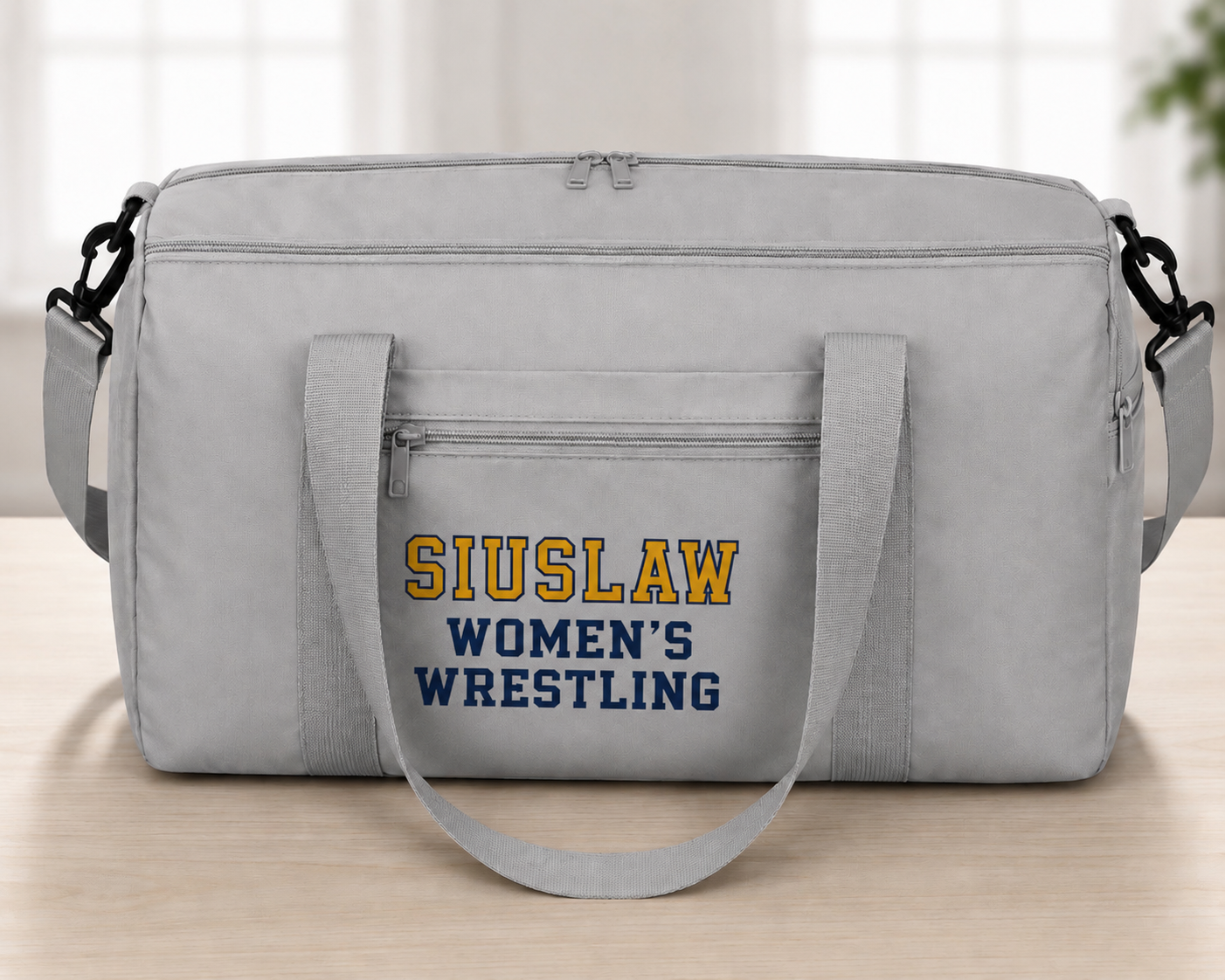 Siuslaw Women’s Wrestling Duffle Bag 💙💛
