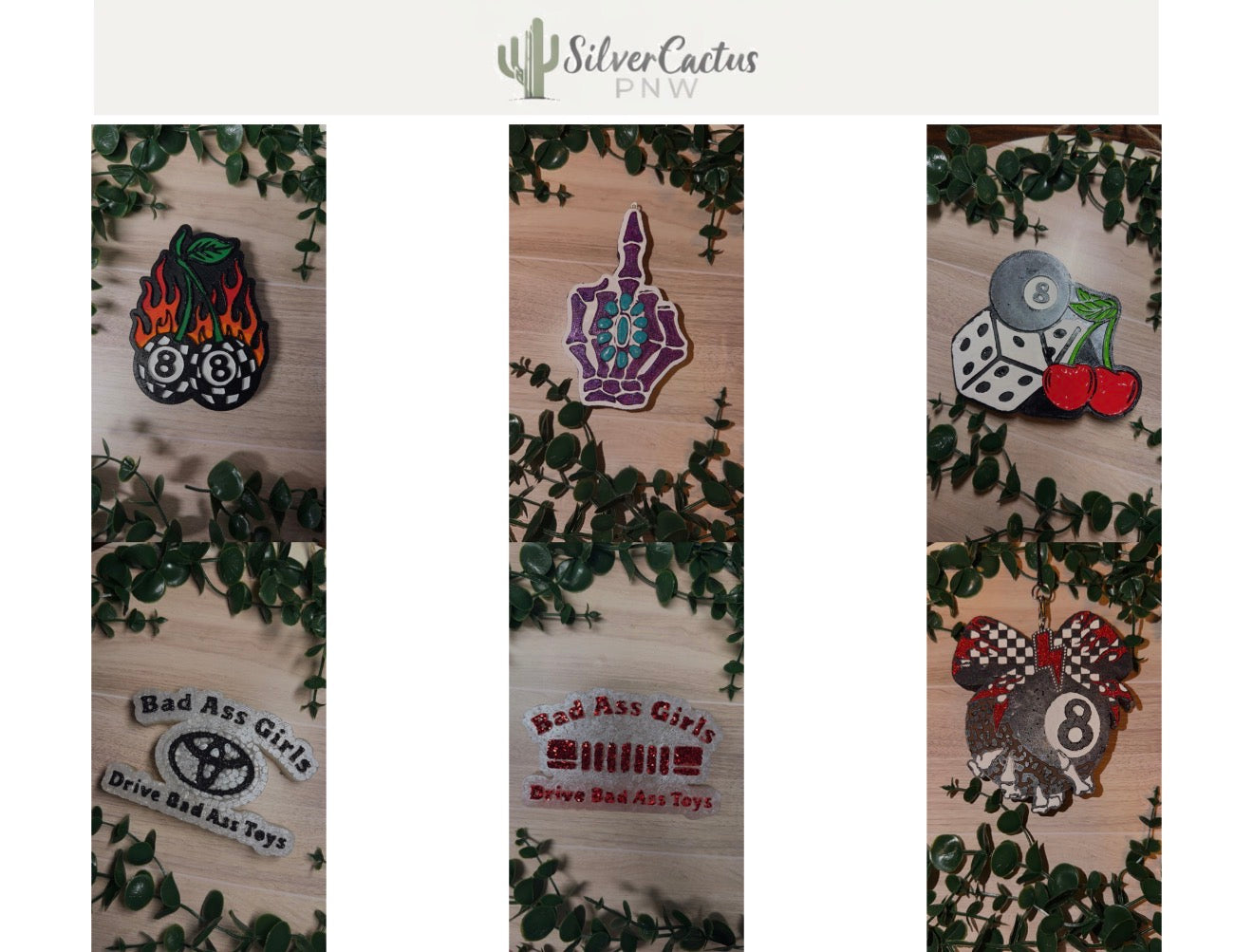 🌵 Custom Hand-Painted Aroma Bead Freshie