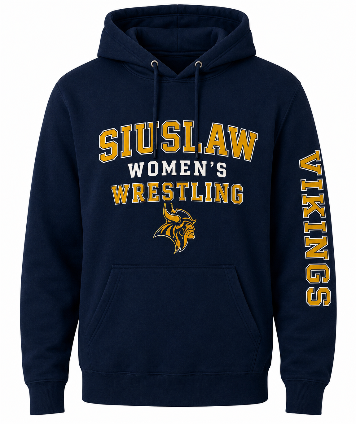 Siuslaw Women’s Wrestling Hoodie 💙💛