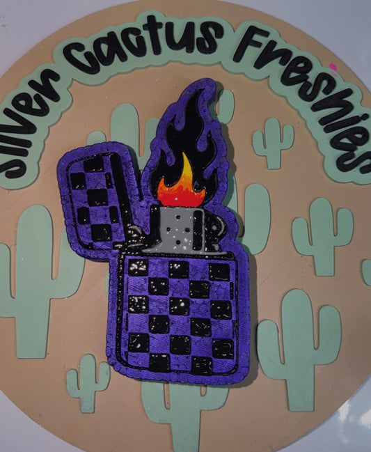 Checkered lighter freshie