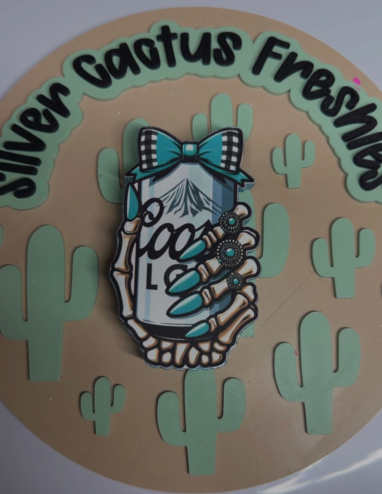 Coors Skelly Hand Cardstock Freshie