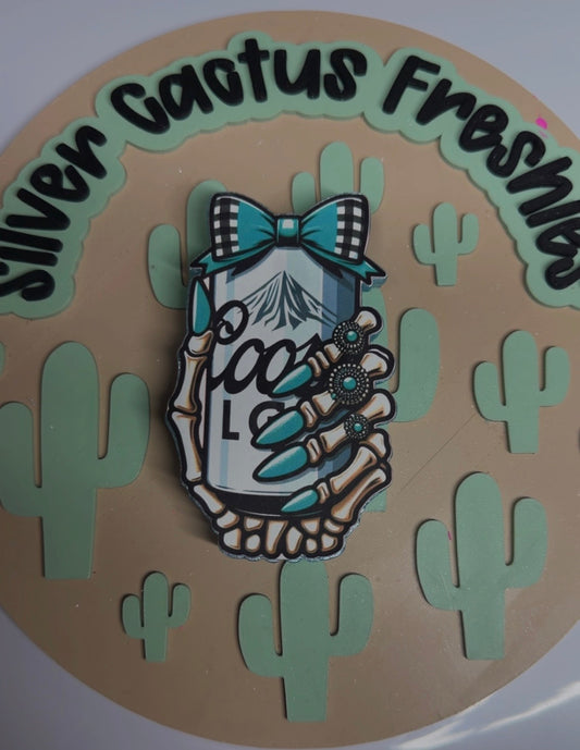 Coors Skelly Hand Cardstock Freshie